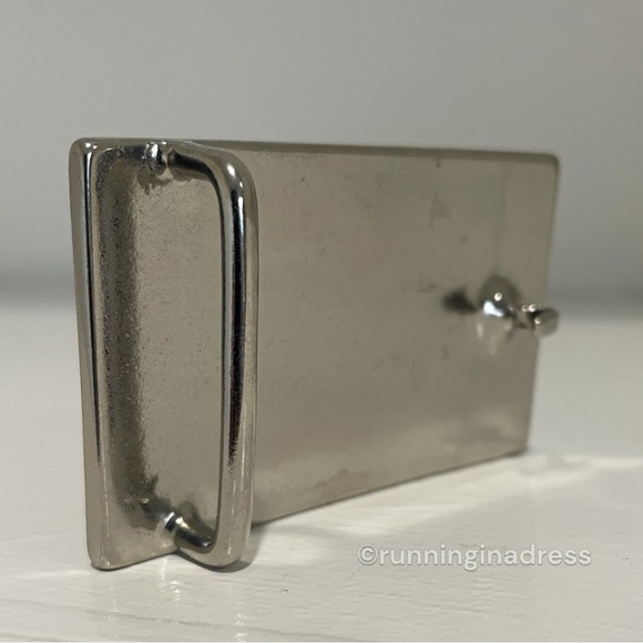 Vintage Moschino Silver Logo Belt Buckle Replacement main image 7